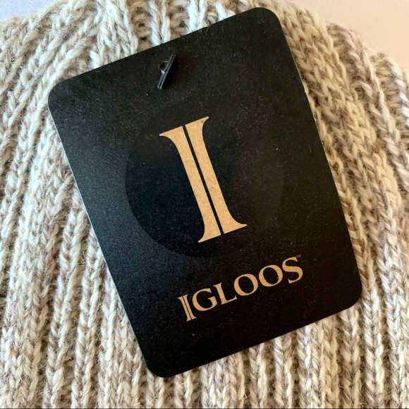 Oatmeal Igloos Outdoors Eco-Raggs ragg wool beanie - Picture 5 of 9